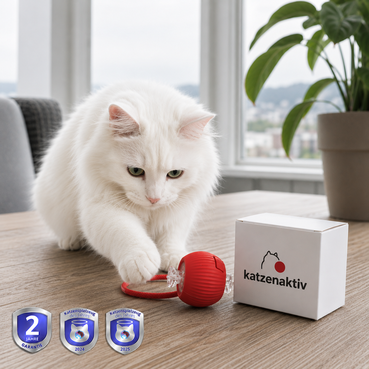 Katzenhunt - Das selbstfahrende katzenspielzeug, das die katze selbst starten kann